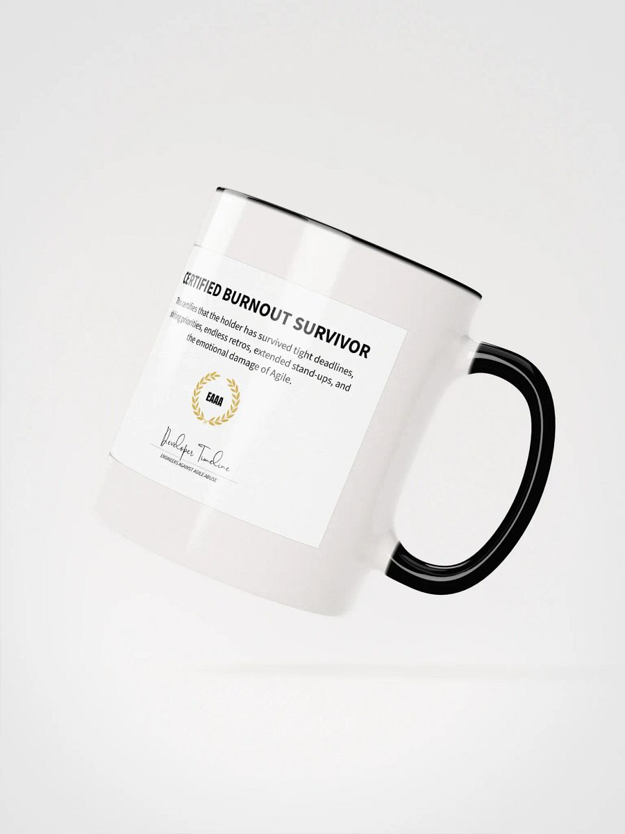 Certified Burnout Survivor - White Mug product image (2)
