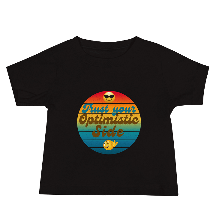 Optimistic Emoji Baby Tee product image (2)