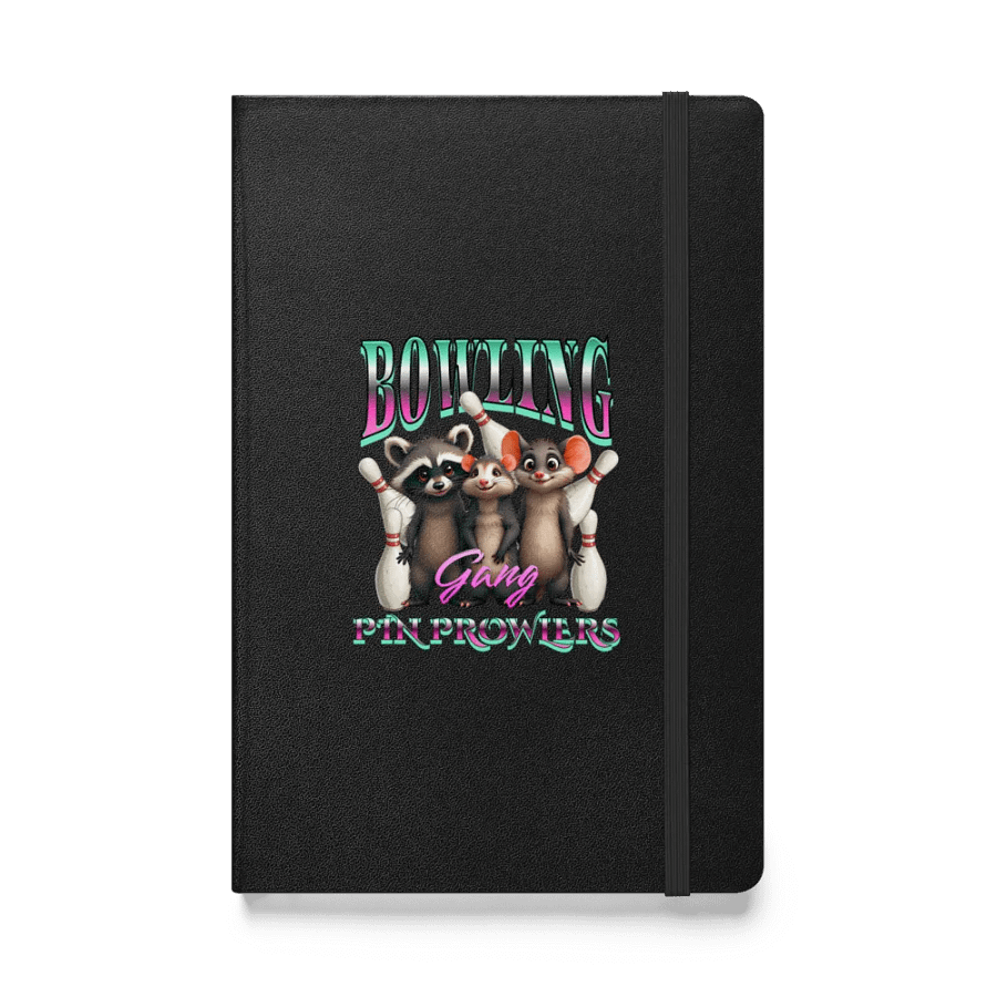 Bowling Gang Pin Prowlers Raccoon Hardcover Notebook product image (1)