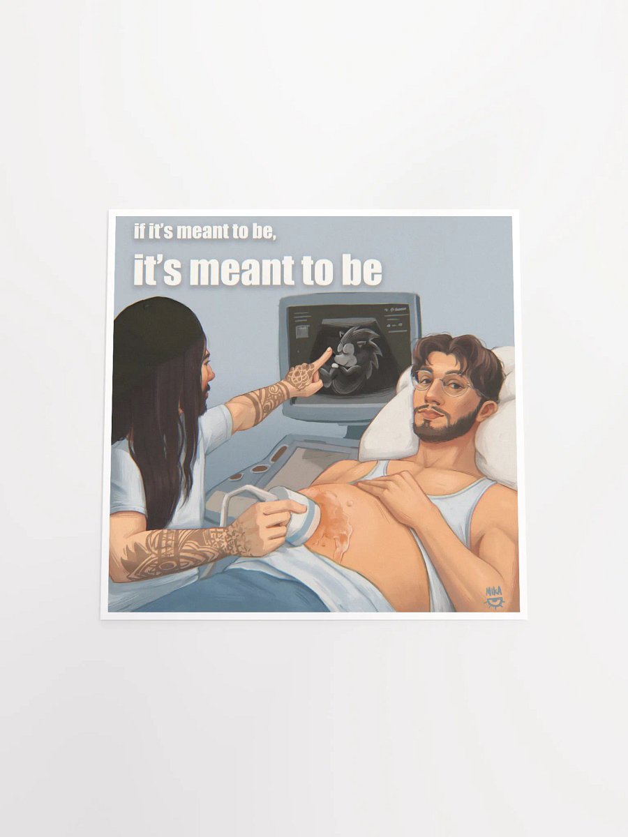 Pregnant no Money print product image (20)