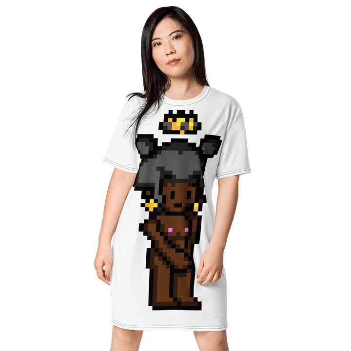 Pixel Queen 👑 T-Shirt Dress #111 product image (1)