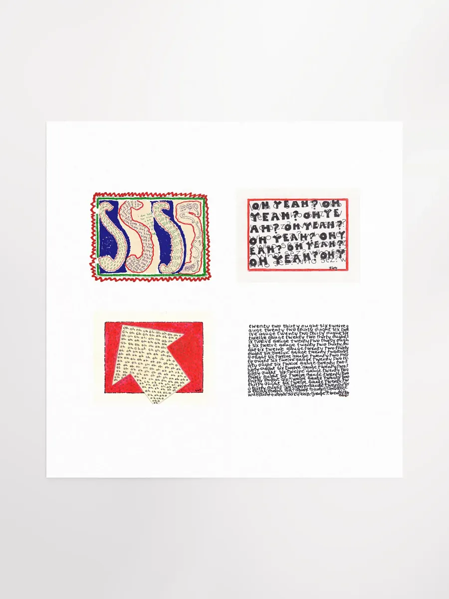 Build Your Own Four Panel Card Art (horizontal orientation) product image (4)
