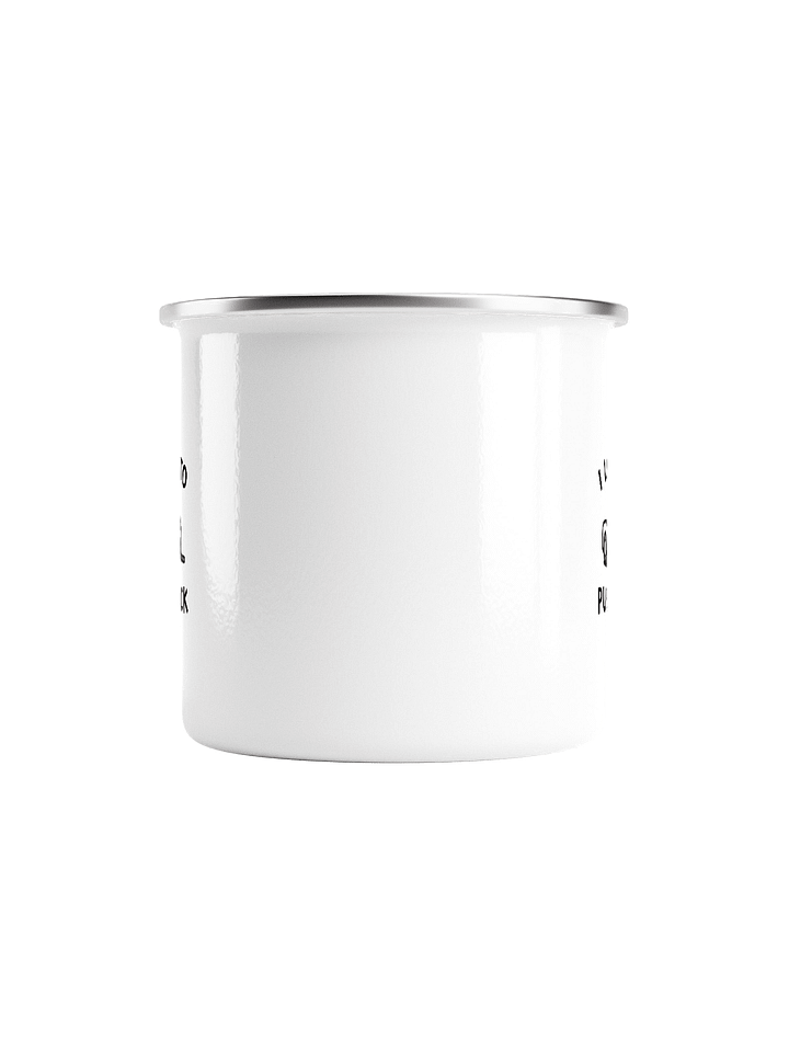 "I Love to Pushback" Children's Enamel Mug product image (2)