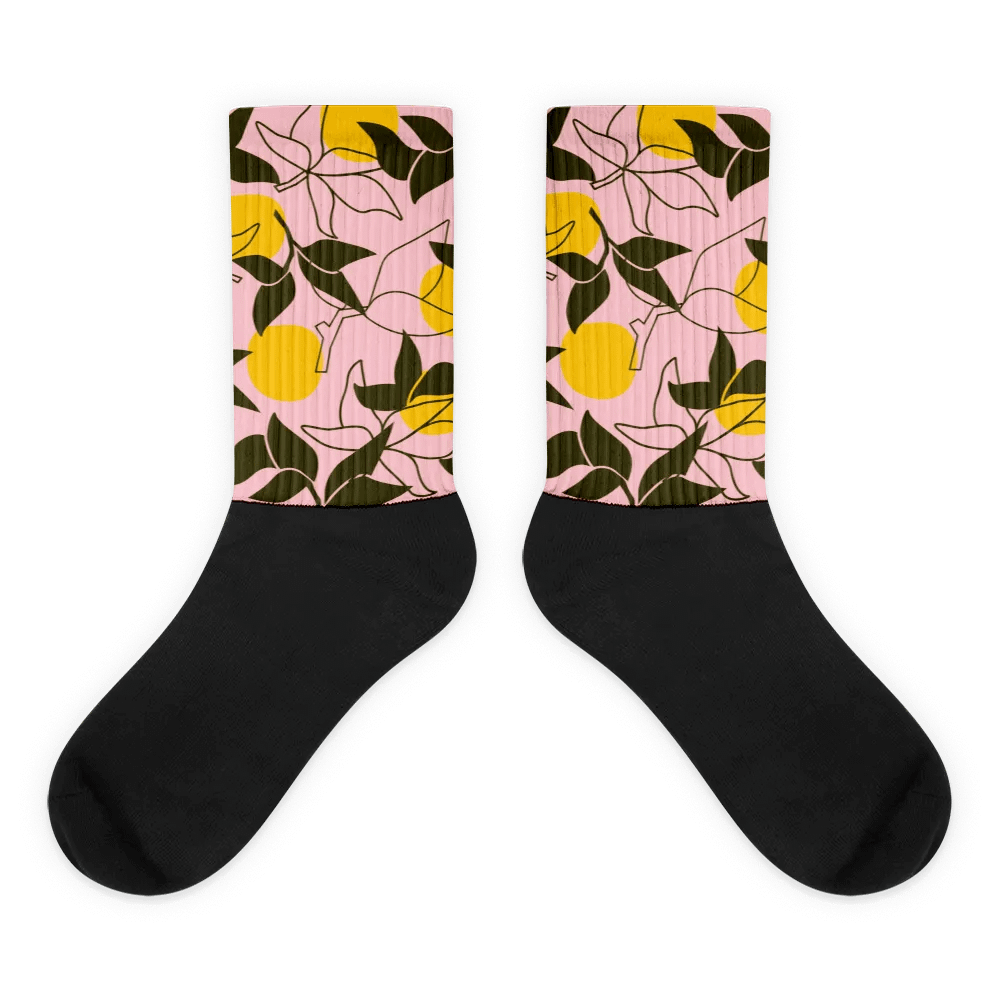 Artistic Foliage Sublimated Socks product image (1)