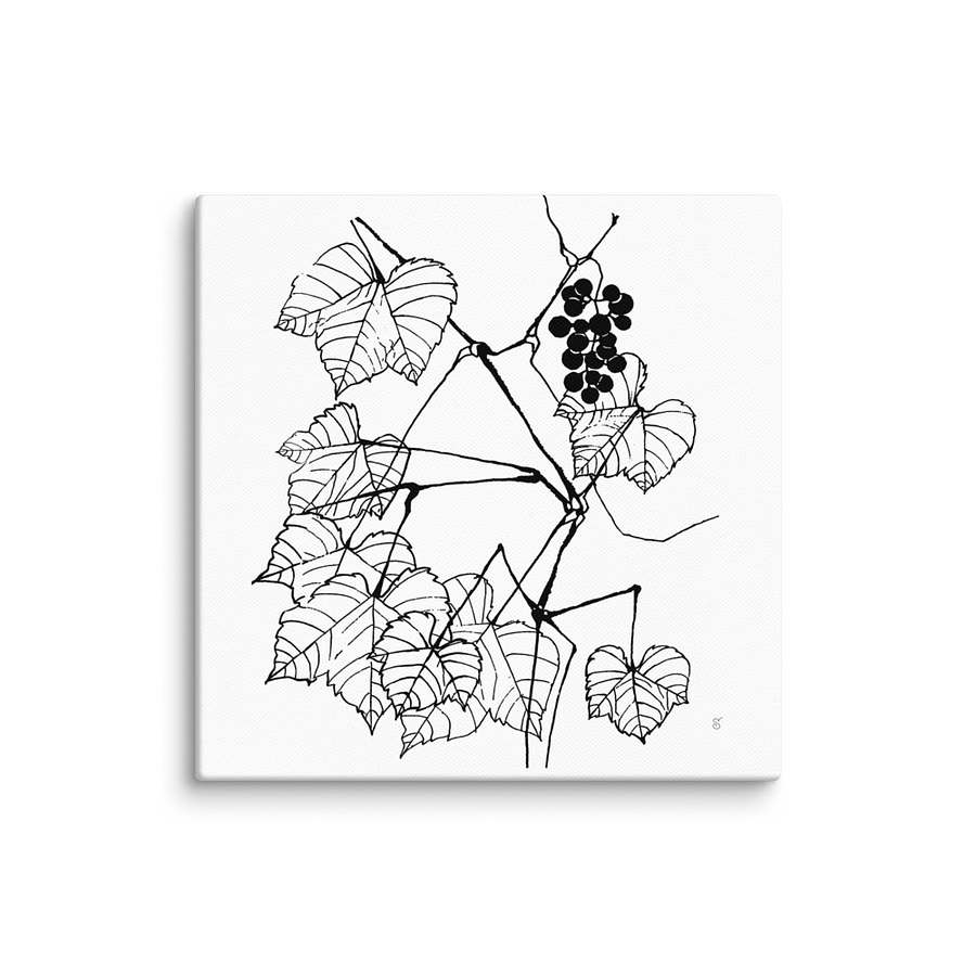 Vineyard Serenity Canvas - Fine Grape Leaves product image (1)