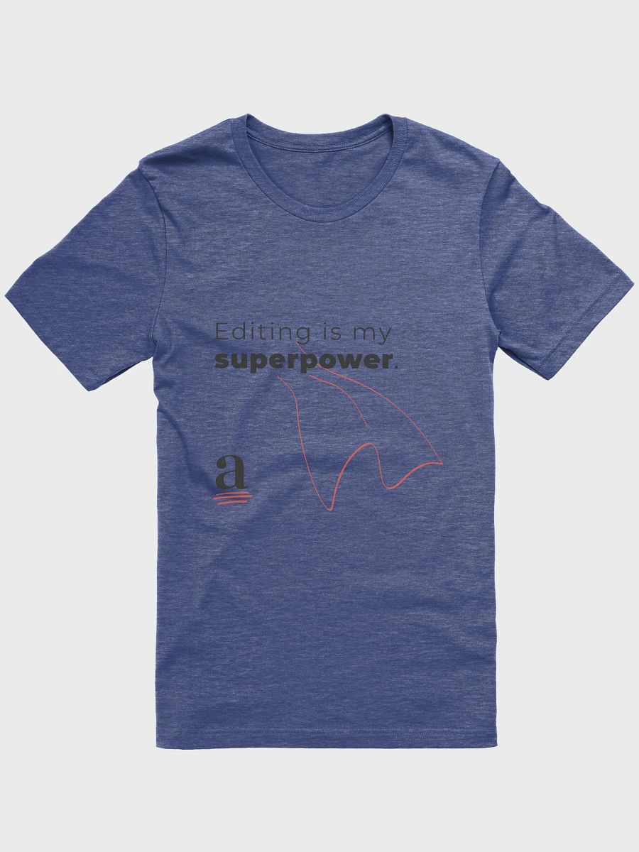 Editing is my superpower tee (with cape) product image (11)