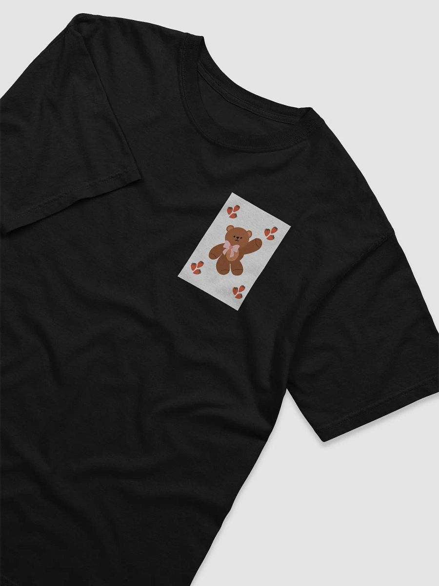 Strawberry Teddy bear card print Heavy duty shirt product image (3)