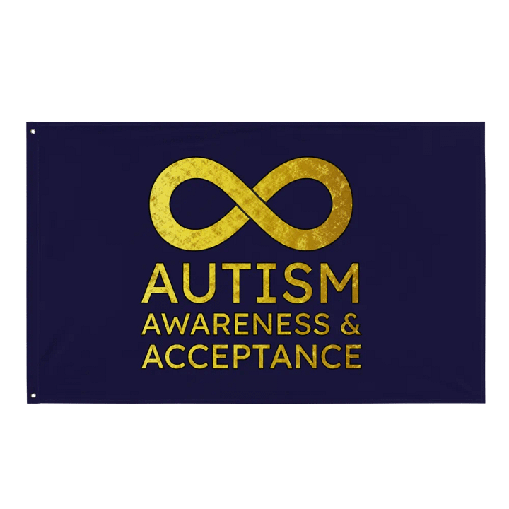 Autism Awareness & Acceptance Flag (Blue) product image (1)