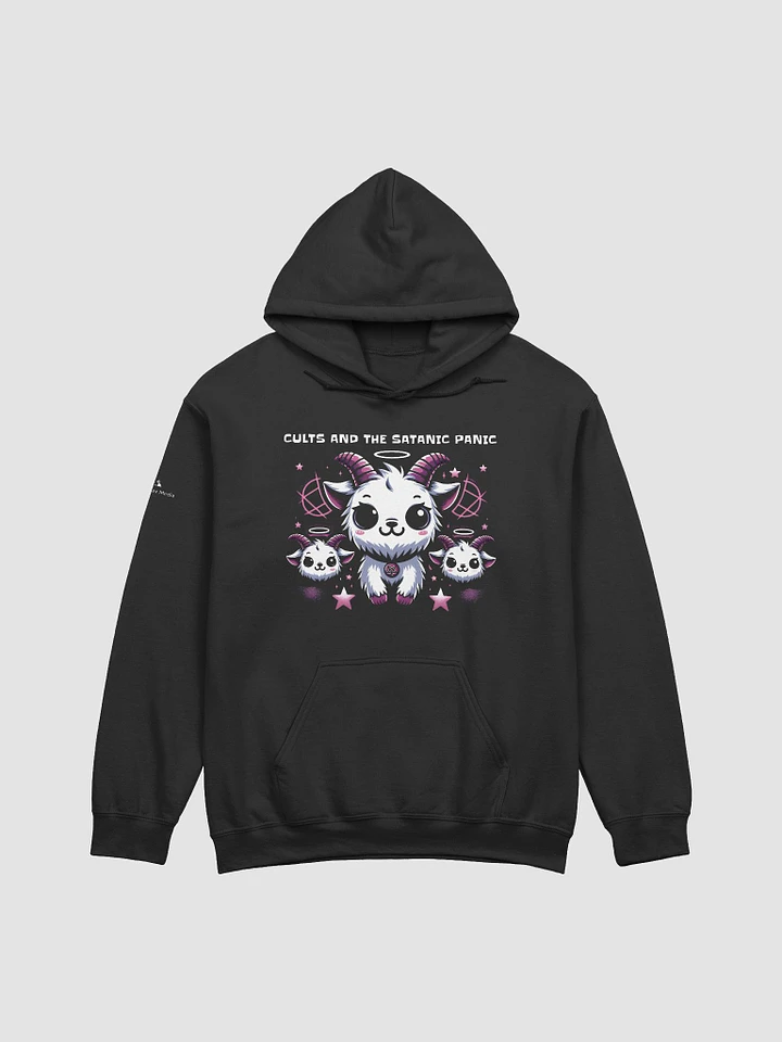 Cults and The Satanic Panic Cute Goats Pullover Hoodie - Dark Colors product image (1)