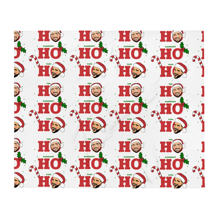 HO HO HO Throw Blanket! product image (1)