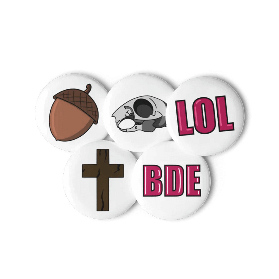 GiggyMink Design Emotes - Pin Button Set product image (11)