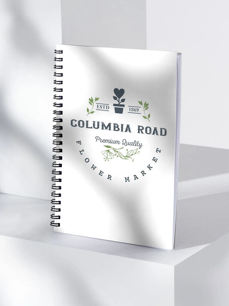 Columbia Road Flower Market Spiral Notebook product image (4)
