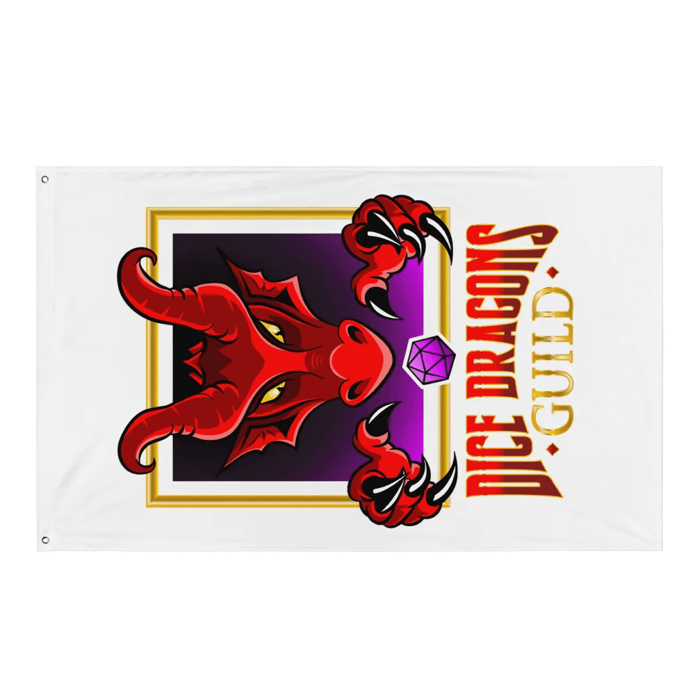 Dice Dragons Guild Vertical Flag product image (1)