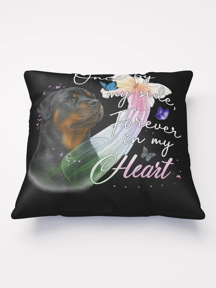 Once by my side, Forever in my Heart Rottweiler All-Over Print Pillow product image (2)