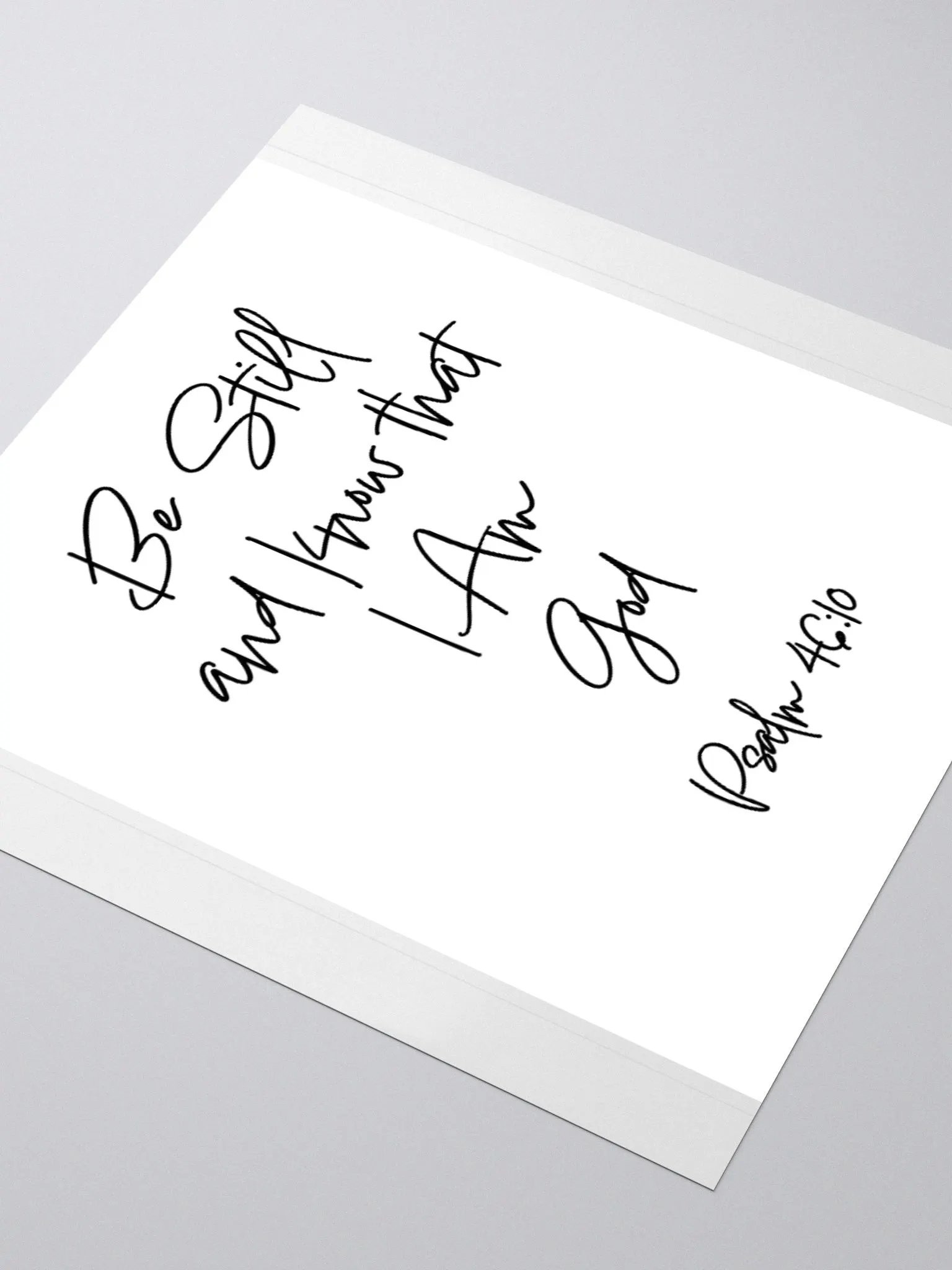 Be Still and Know - Sticker product image (9)