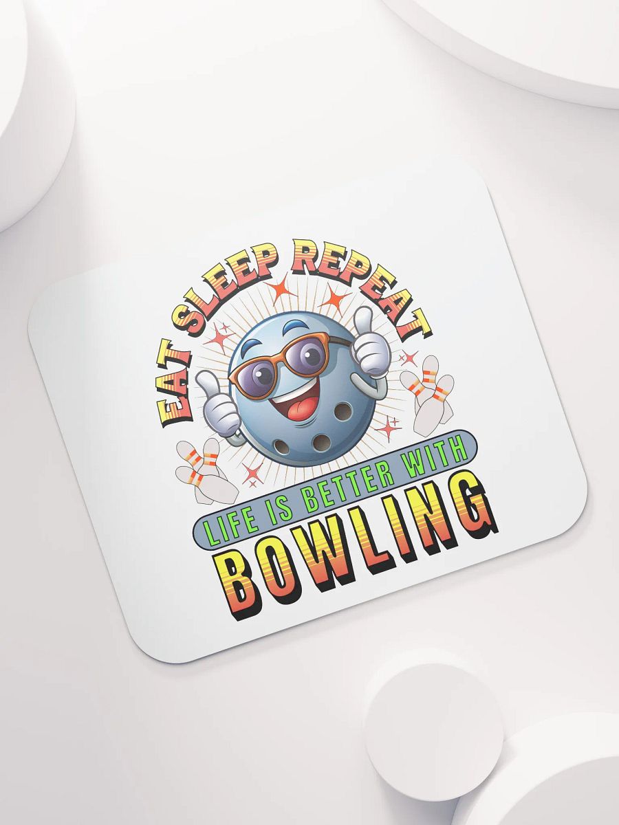 Eat Sleep Repeat Thumbs Up Bowling Ball Bonanza Mouse Pad product image (5)