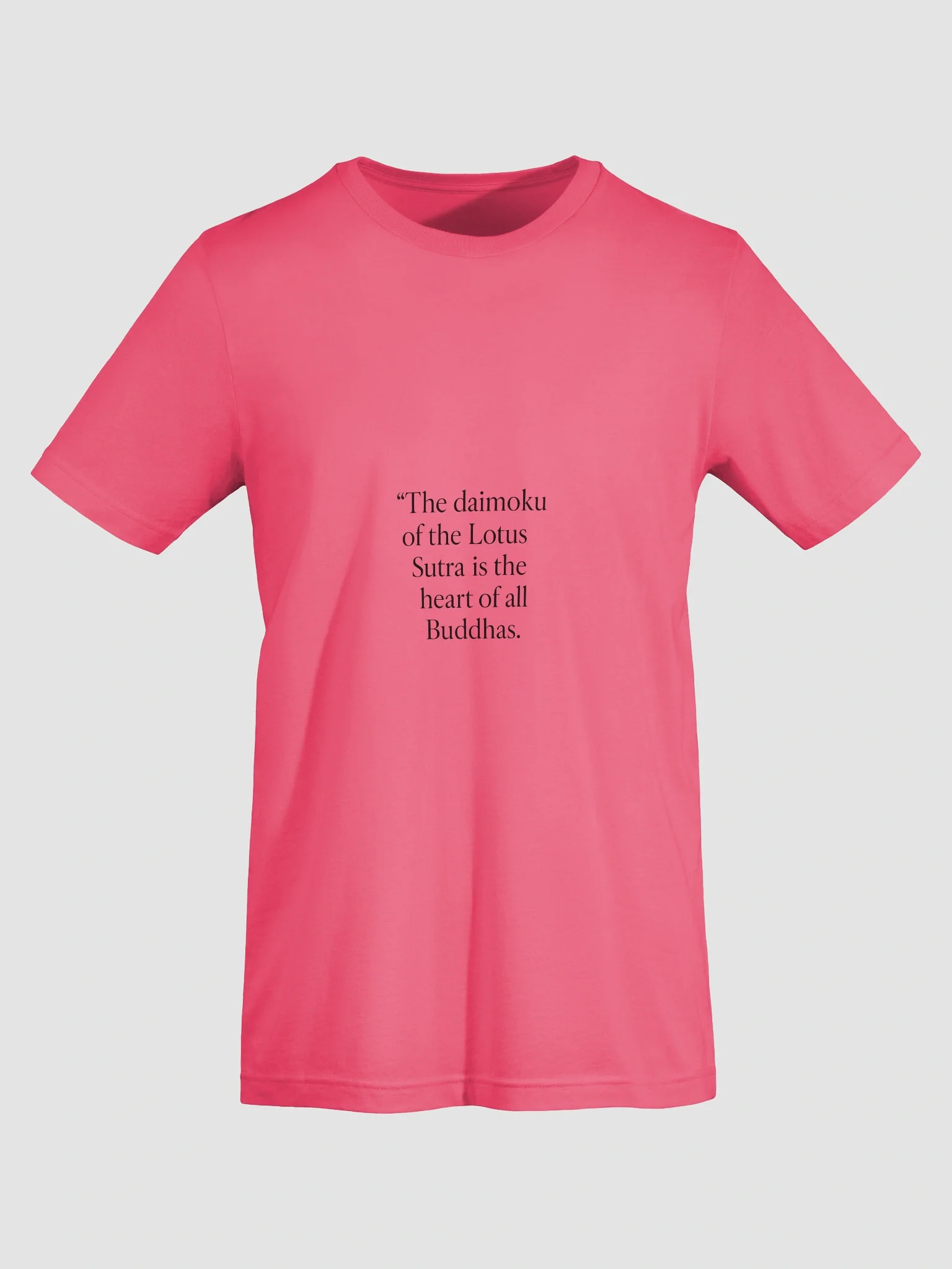 Daimoku Quote T-Shirt – Nichiren Buddhism Bella+Canvas Supersoft Lotus Sutra Tee product image (7)