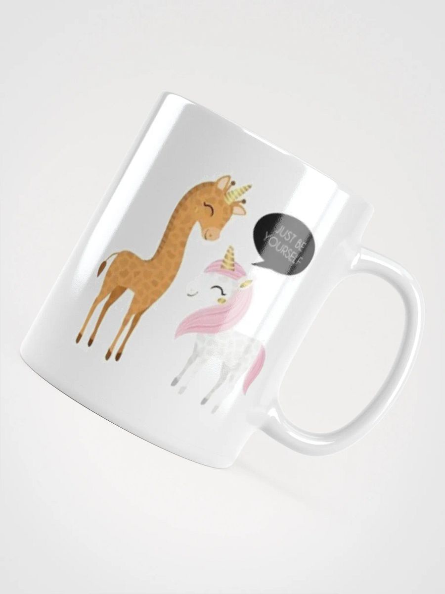 White Glossy Mug Giraffe product image (4)
