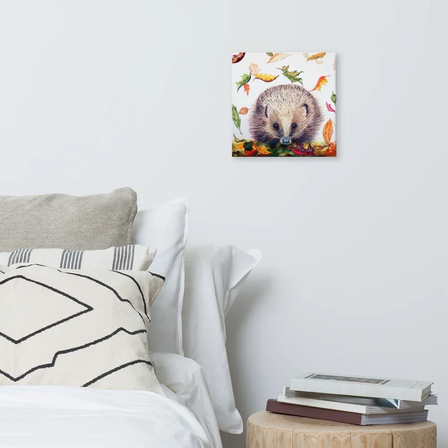 Cute Autumn Hedgehog Print product image (10)
