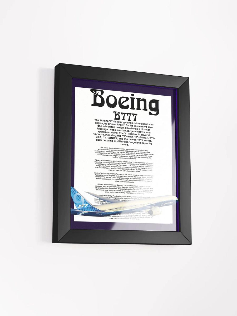 Boeing 777X: Global Wonder Poster product image (6)