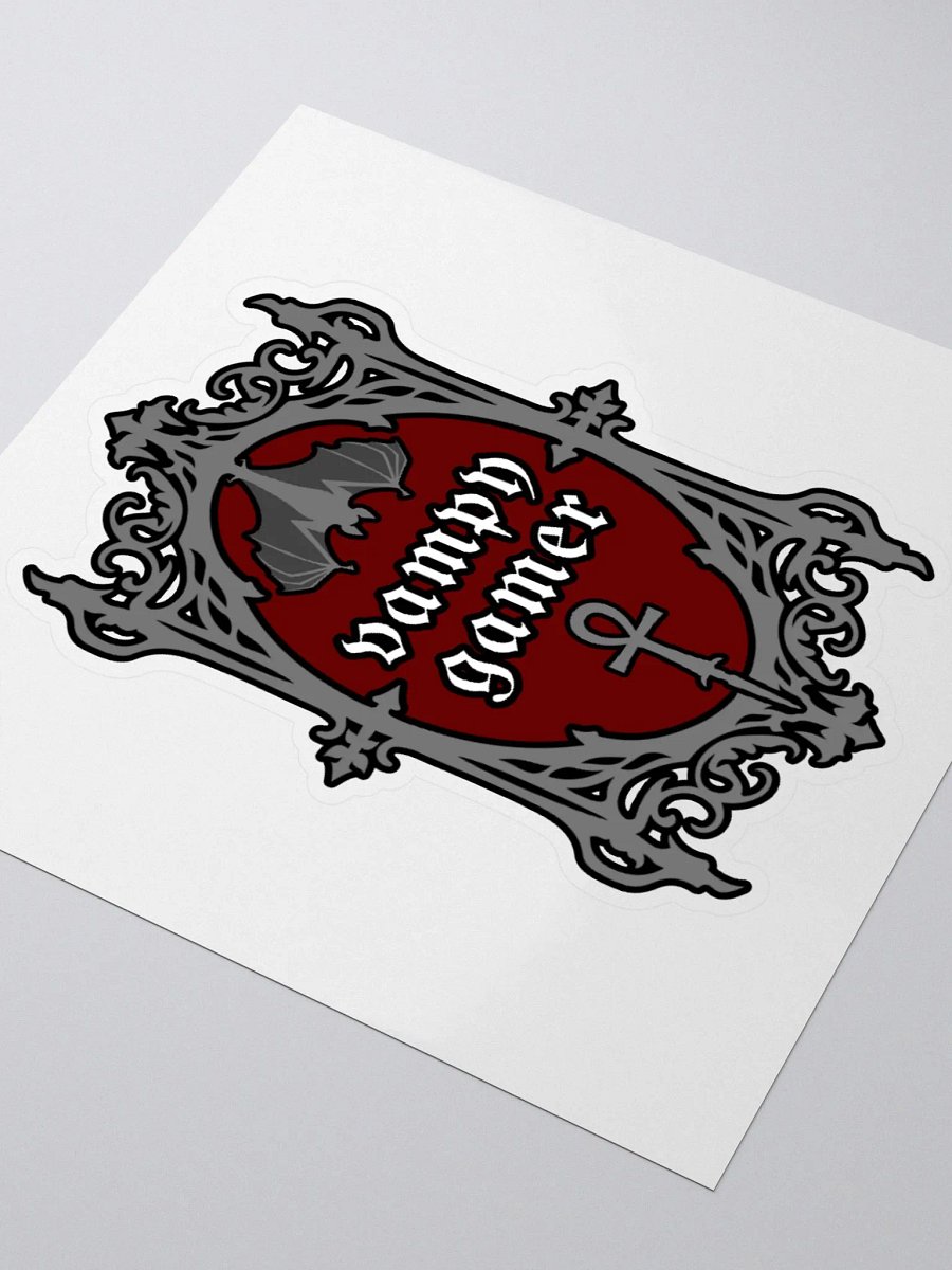 Vampy Gamer Gothic Sticker product image (3)