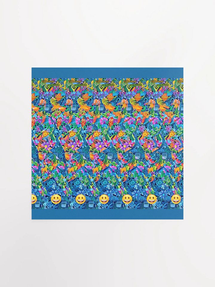 Be Happy - 3D Stereogram Poster product image (4)