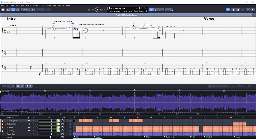 Wrathchild PDF TAB + Backing Track MP3 product image (3)
