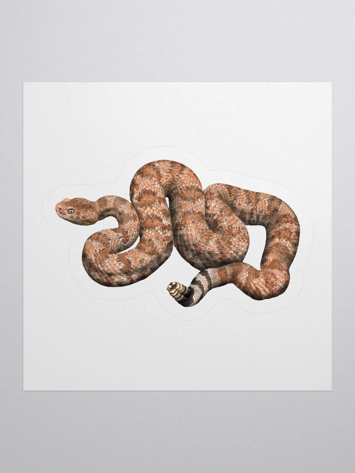 Die-Cut Sticker – Speckled Rattlesnake (Orange) product image (1)