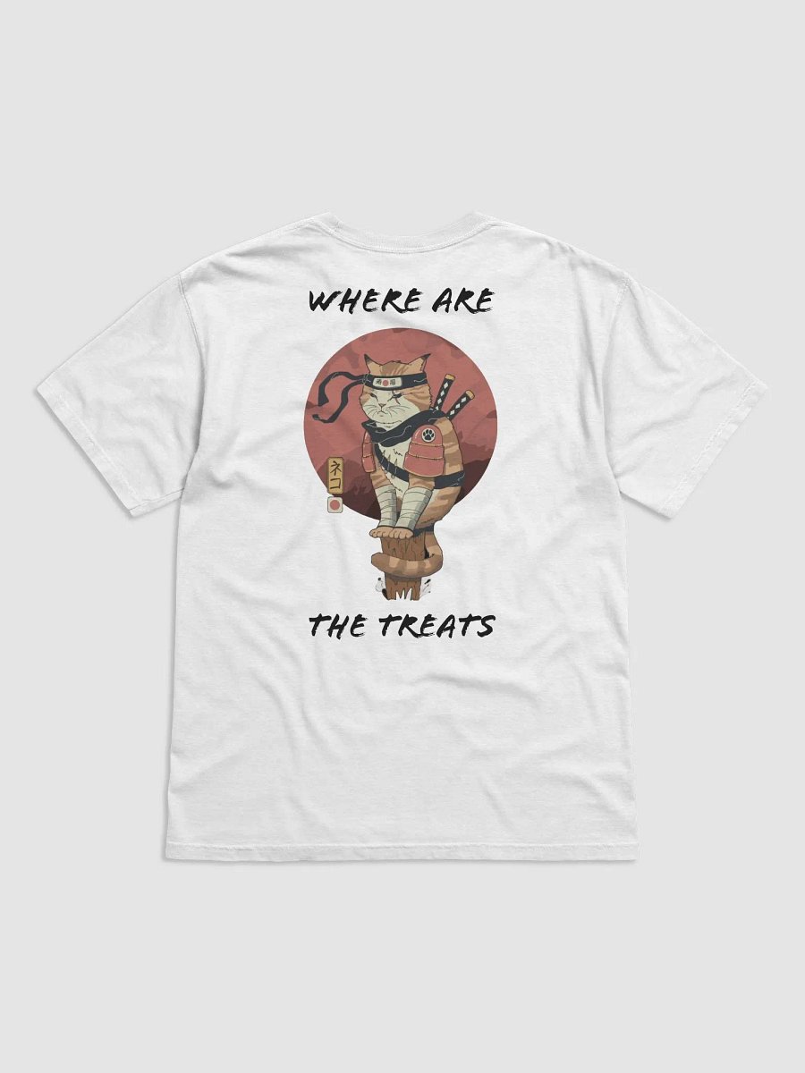 'where are the treats cat t-shirt product image (1)