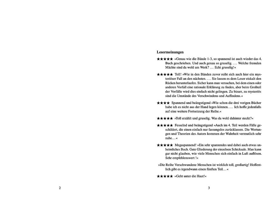 Verschwundene Menschen =4= Taschenbuch product image (2)