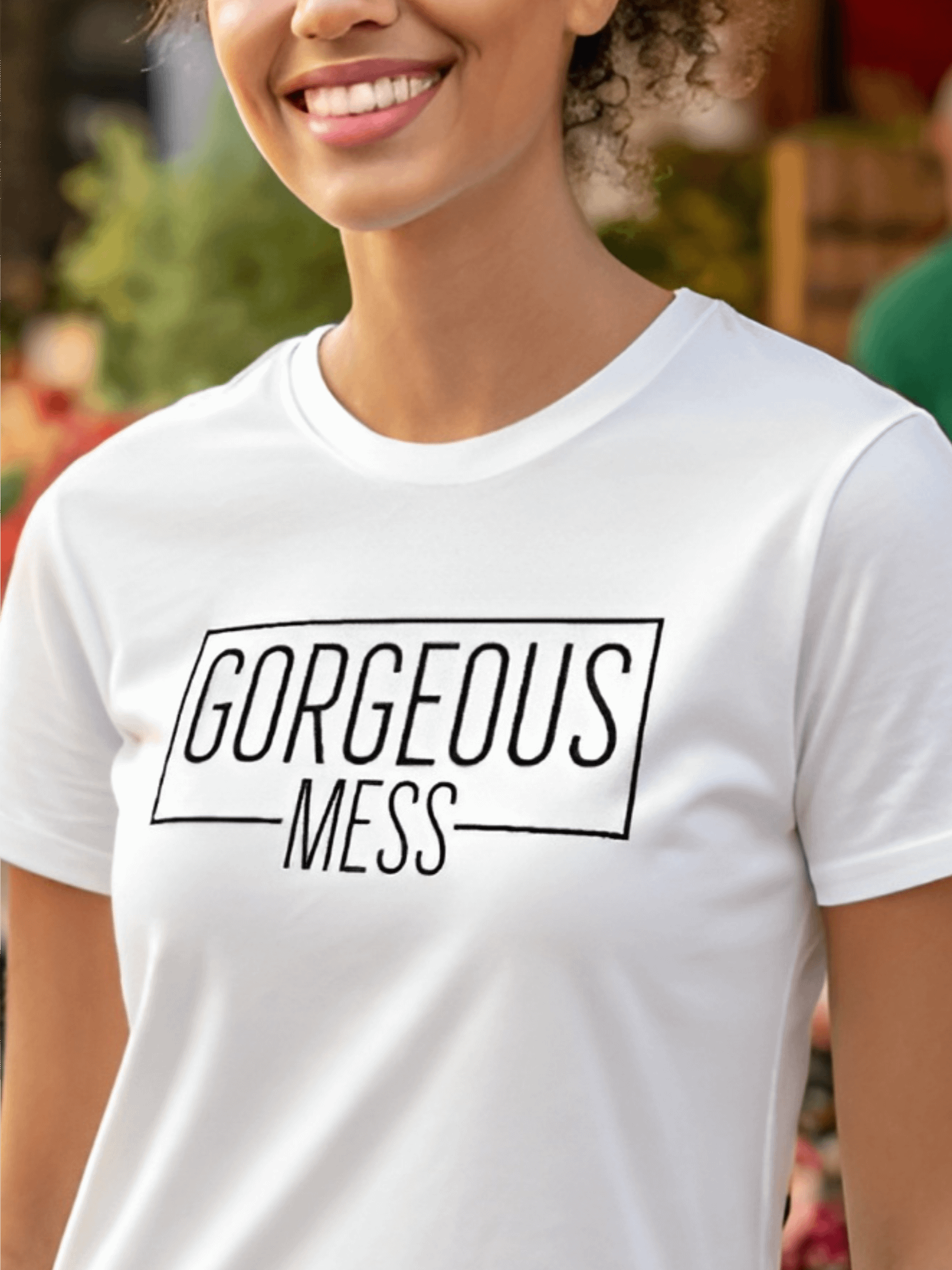 Gorgeous Mess - Women's White T-Shirt product image (1)