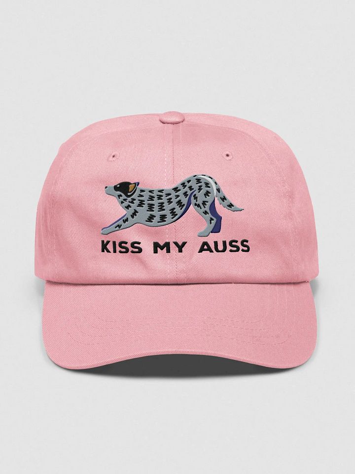 Kiss My Auss Classic Dad Hat(Embroidered) of an Australian Cattle Dog(Blue Heeler 2) product image (17)