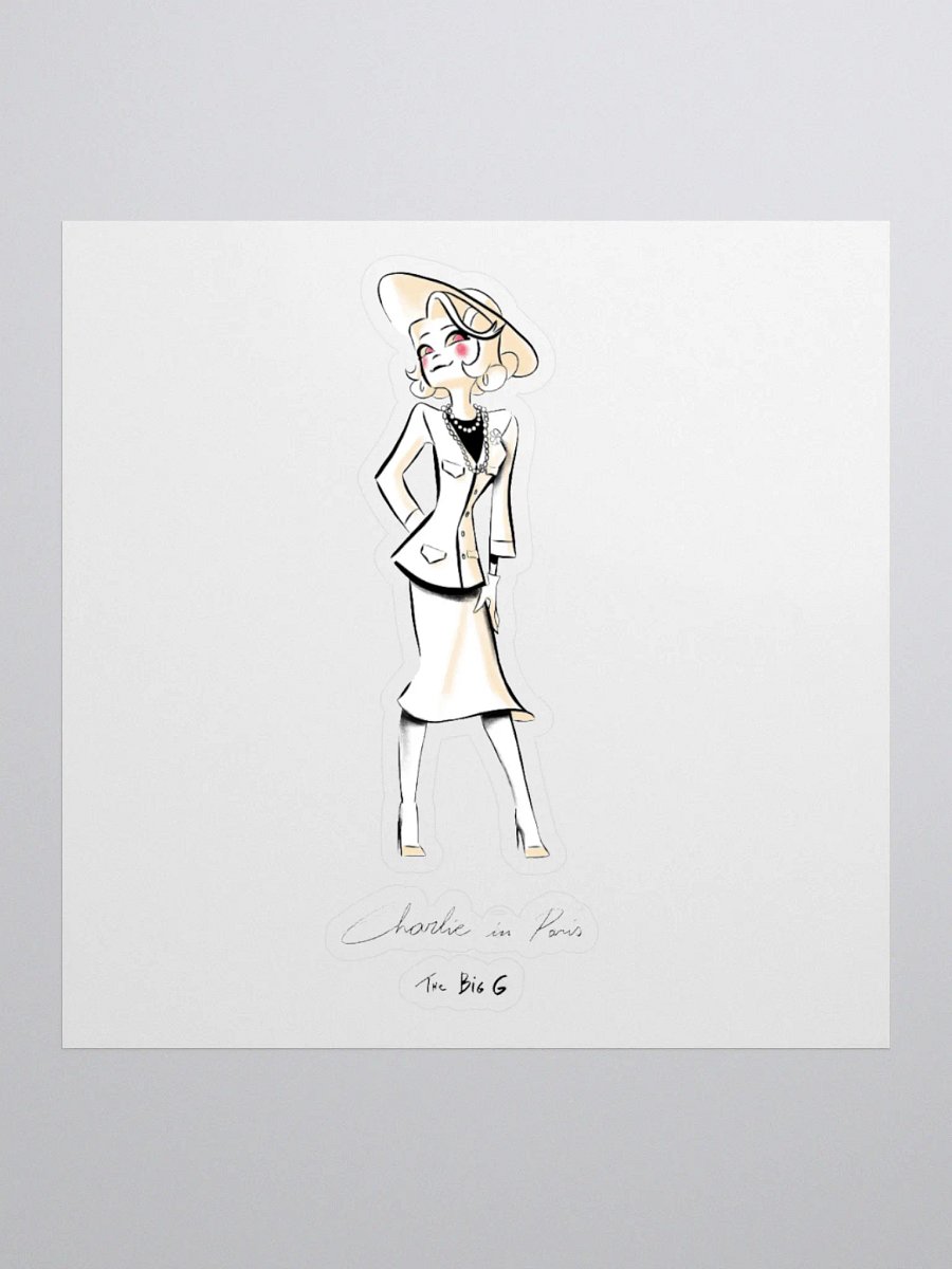 Kiss Cut Stickers - Charlie in Paris product image (2)
