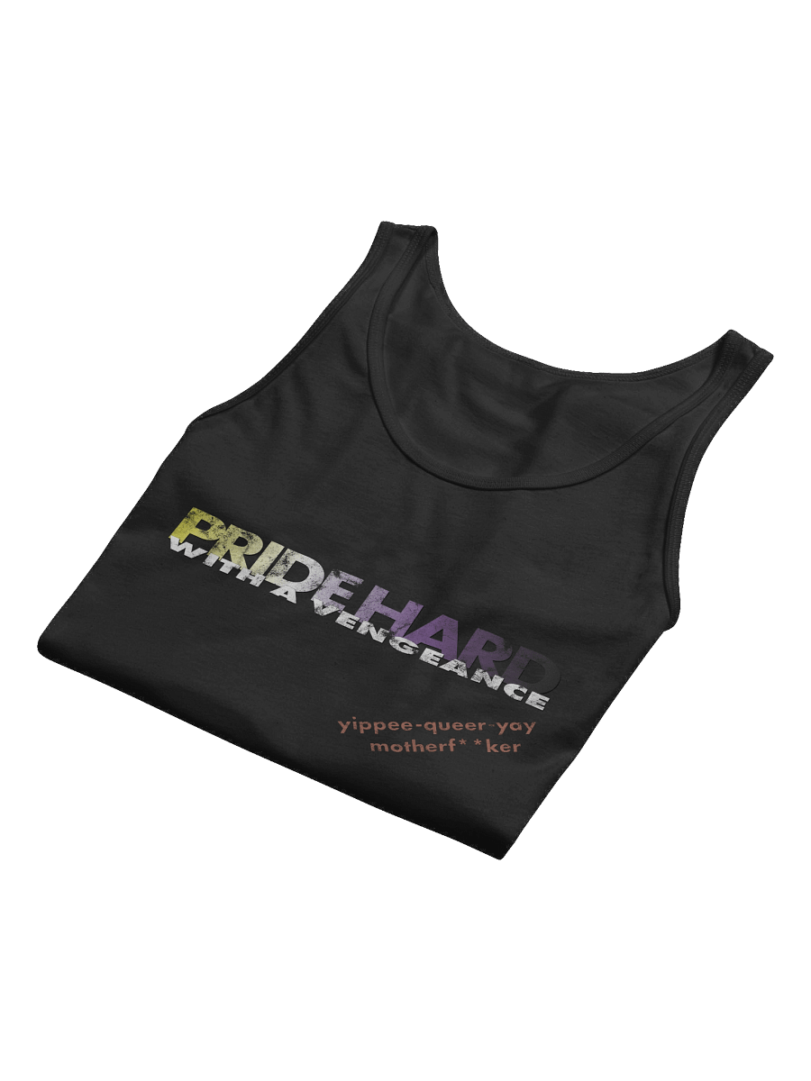 Non-binary "Pride Hard" Tank Top product image (8)