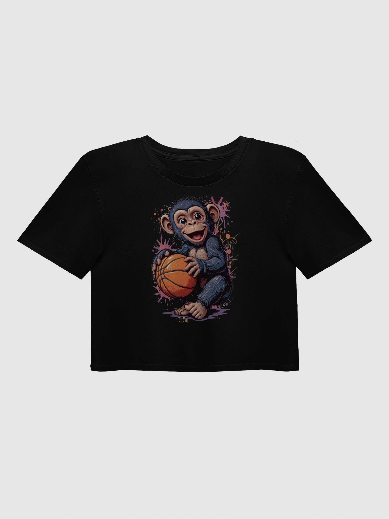 Playful Chimp Crop Top product image (1)