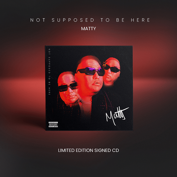 Not Supposed To Be Here - Physical CD (Signed) product image (1)