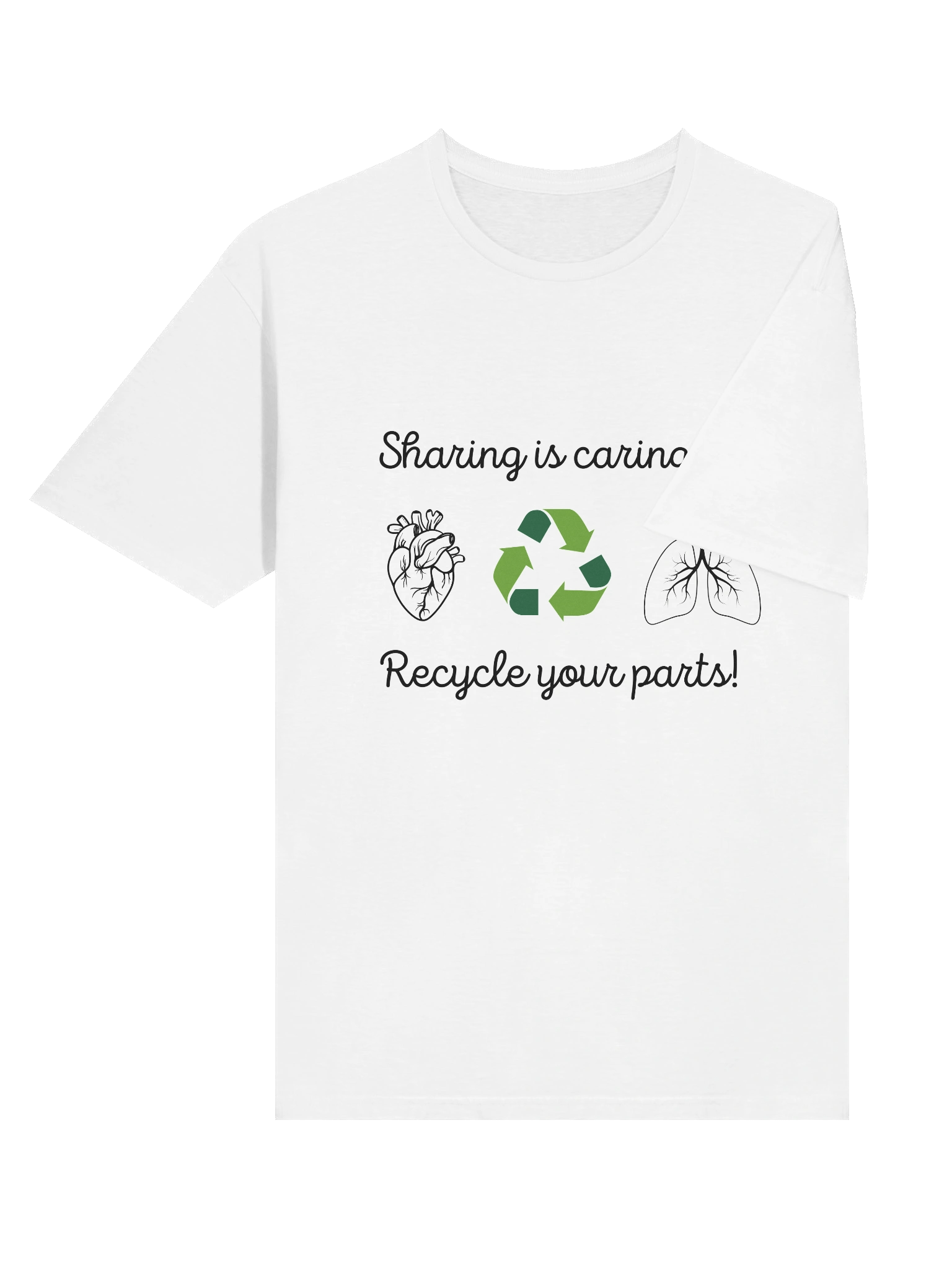 Sharing is Caring Loop Unisex T-Shirt product image (6)