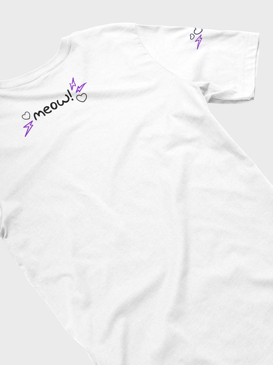 Lovely Digital Meow // T-Shirt - Purple - Light Mode product image (4)