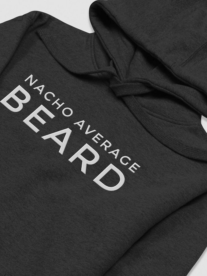 Men's Nacho Average Beard Hoodie (White Embroidery) product image (2)