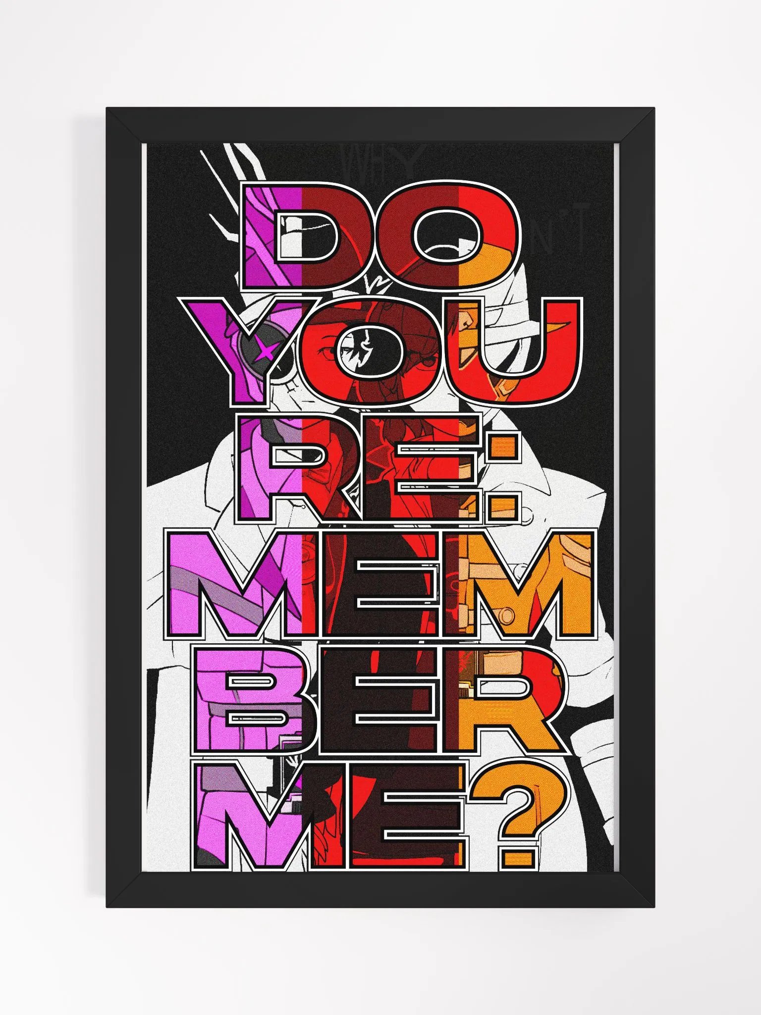 Do You Remember Me? Color Theory Poster product image (1)