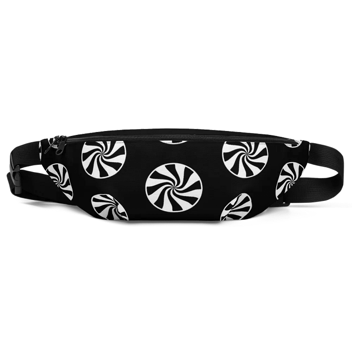 Mint white logo - no text - logo pattern Fanny Pack product image (1)