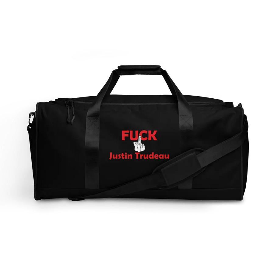 FUCK Justin Trudeau Adventure Duffle Bag product image (8)