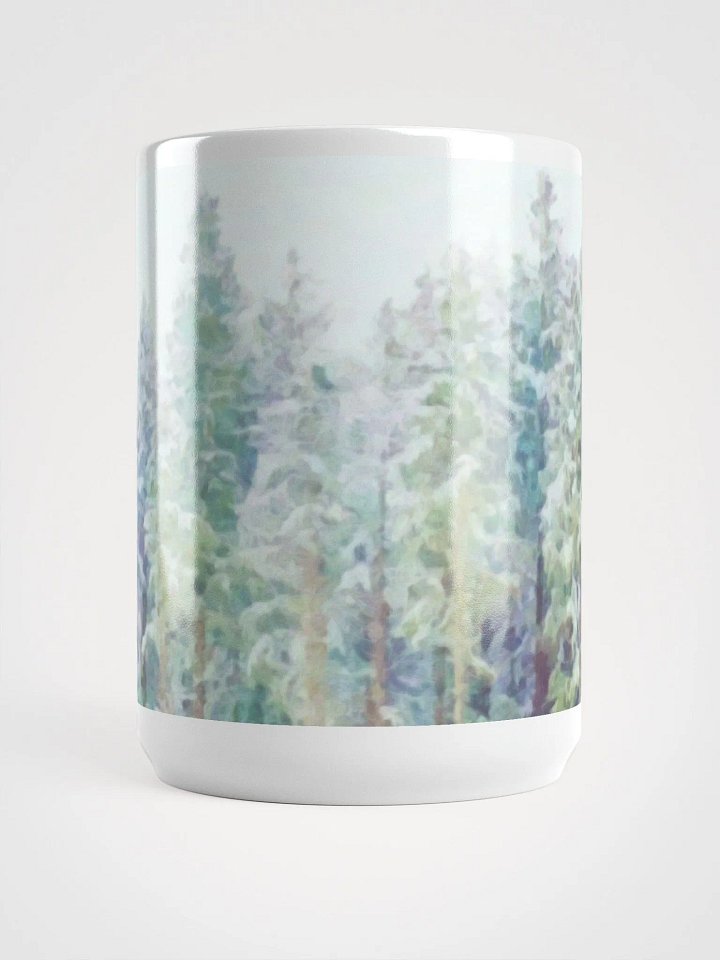 Abstract Graphic | White Coffee Mug | Illusion Treescape product image (2)