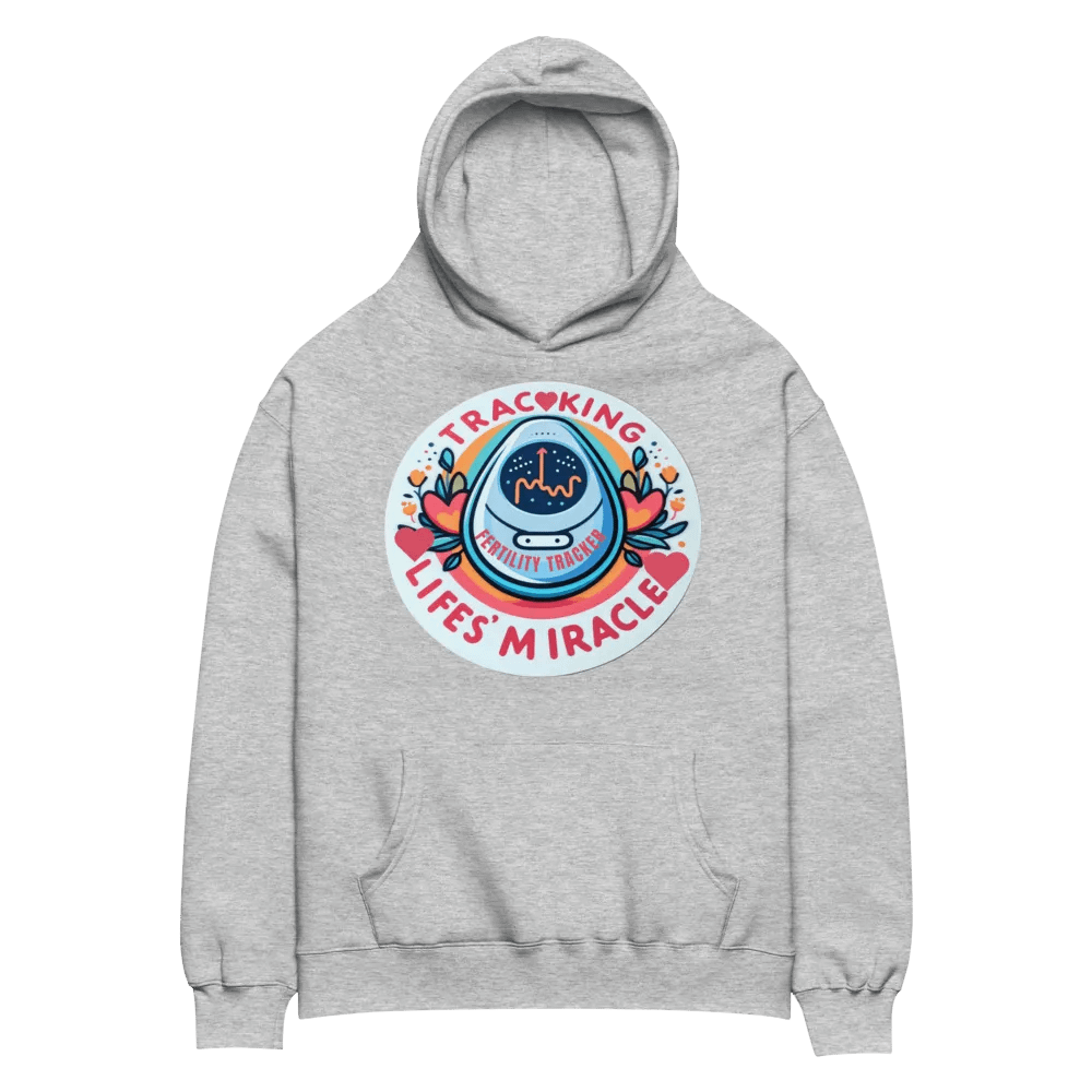 Miracle Tracker Floral Fertility Hoodie product image (22)