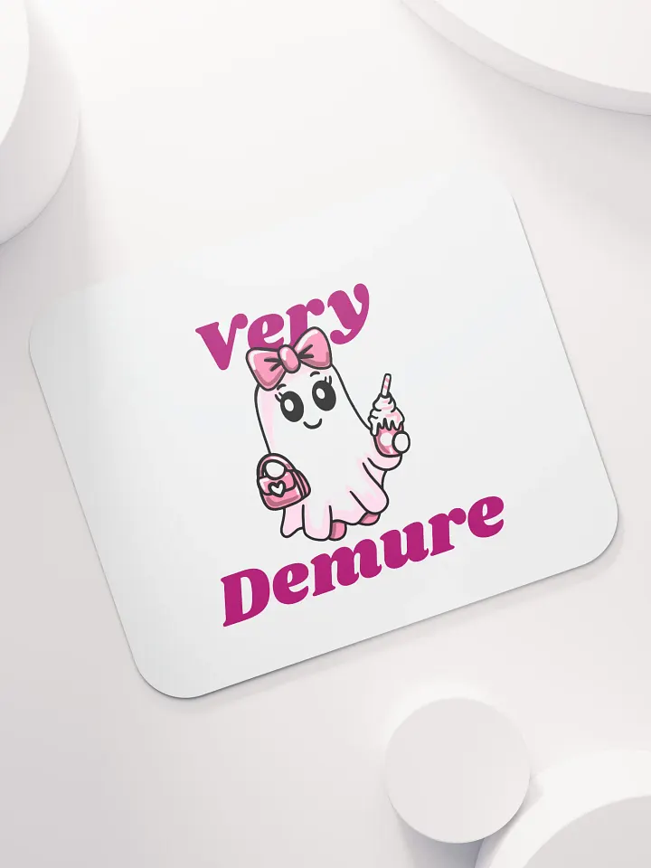 Very Demure Cute Ghost Classic Mouse Pad product image (2)