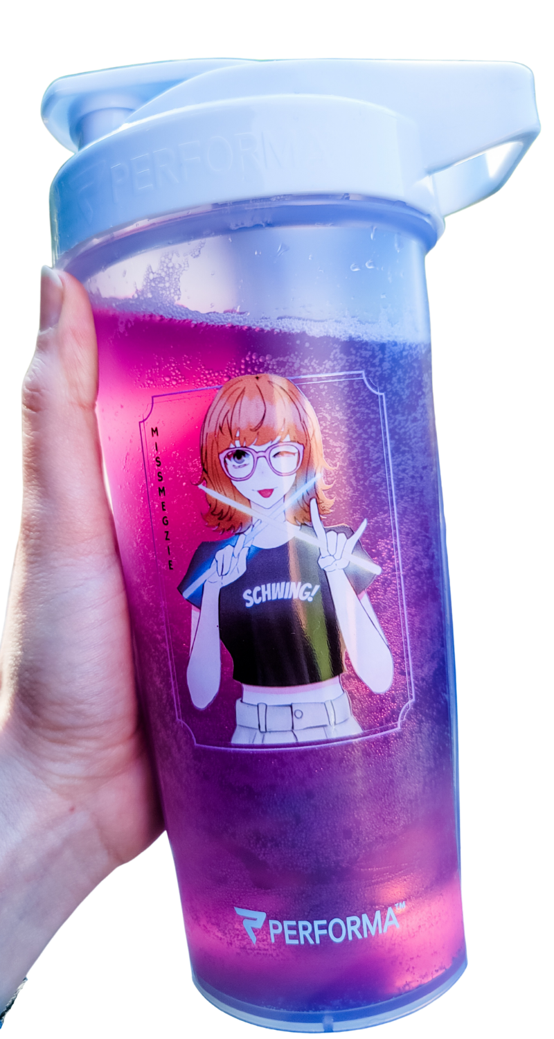 Amazon.com: Senpai Designs Anime Shaker Bottle - 20 Ounce - Shaker Bottle  with Shaker Ball - Nutrient Shake - Protein Shake, Meal Prep & Replacement  - Gym Workout Bottle - Anime (Black) : Home & Kitchen