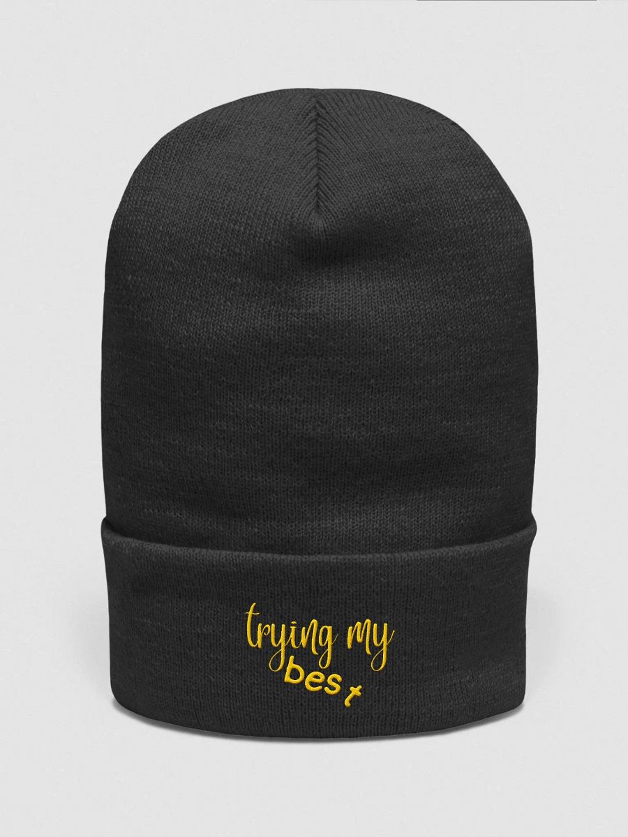 trying my best beanie product image (3)