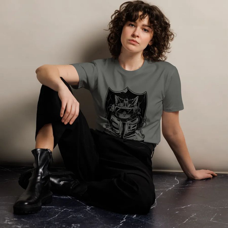 Techno Cat || AS Colour Unisex Premium T-Shirt product image (10)