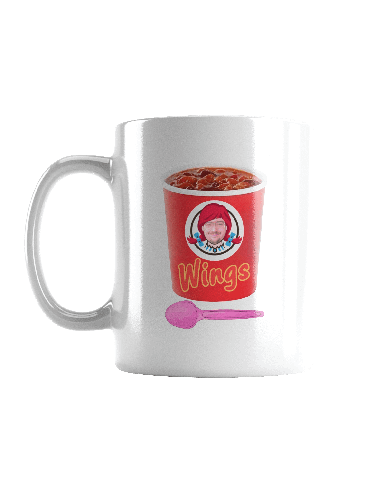[WOR Shop] Wings Chili Cup - White Ceramic Mug product image (1)