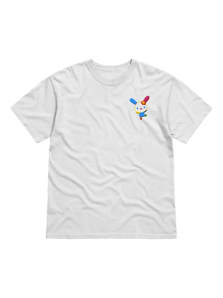 Rainbow Bunny Embroidery TShirt product image (1)